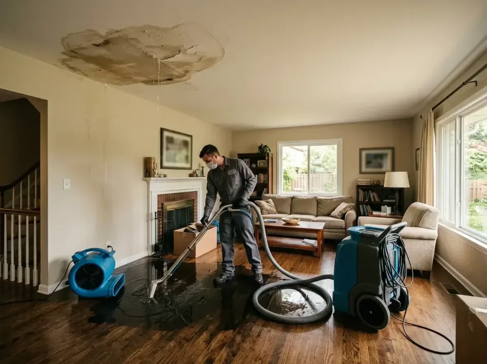 attic-pipe-burst-ceiling-drip-008 — frequently asked questions, Water Damage Restoration & Carpet Care in Lincolnia, VA